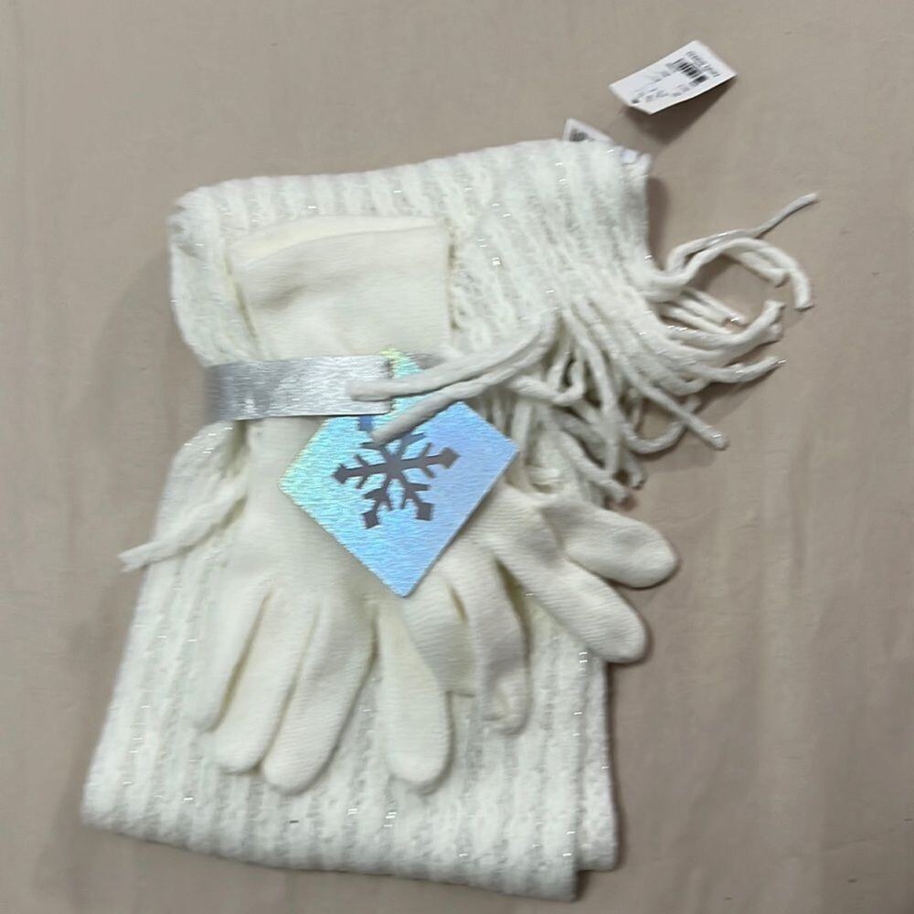 NWT NEWYORK & COMPANY GIFT SET SCARF & GLOVES